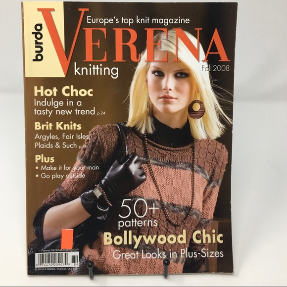 Bundle Burda Verona Knitting 3 Issues 2008-2009 European Traditional Knits - Picture 13 of 16
